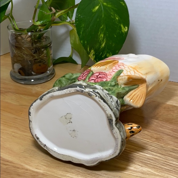 Vintage Fish Pitcher Polychrome Ceramic Chinese - Picture 4 of 10